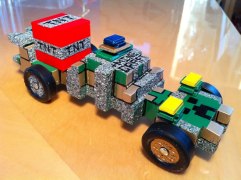 Minecraft pinewood derby car