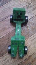 Minecraft pinewood derby car