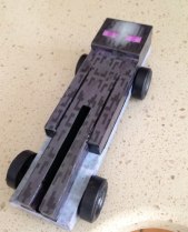 Minecraft pinewood derby car