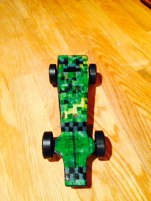 Minecraft pinewood derby car