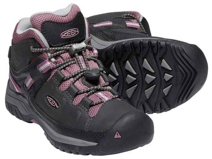 KEEN KIDS’ TARGHEE WATERPROOF LOW-CUT SHOES