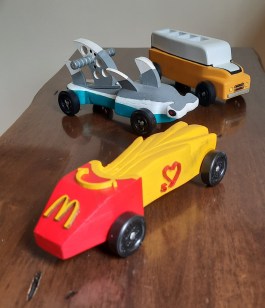 Mcdonalds Fry Car and Hammer Head Shark Car and Bus