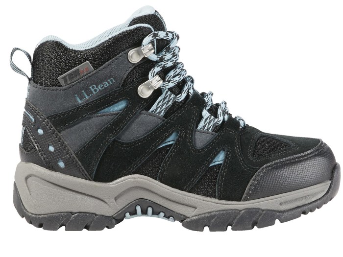 L.L. BEAN KIDS’ WATERPROOF TRAIL MODEL HIKERS