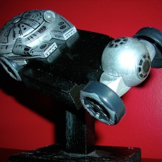 Star Wars pinewood derby car