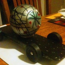 Star Wars pinewood derby car