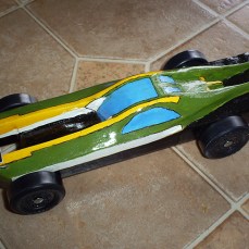 Star Wars pinewood derby car