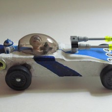 Star Wars pinewood derby car