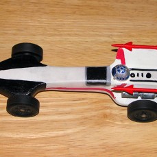 Star Wars pinewood derby car