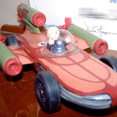 Star Wars pinewood derby car