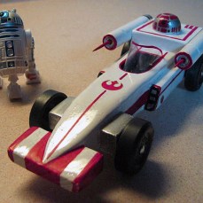 Star Wars pinewood derby car