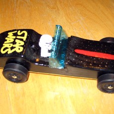 Star Wars pinewood derby car