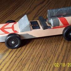 Star Wars pinewood derby car