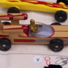 Star Wars pinewood derby car