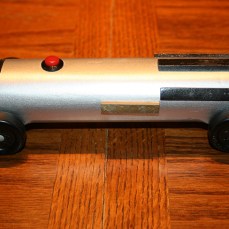 Star Wars pinewood derby car