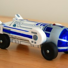 Star Wars pinewood derby car